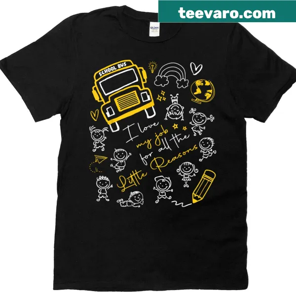 Funny t-shirt for bus drivers celebrating their love for the job