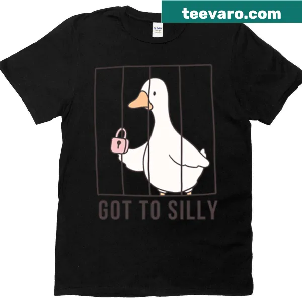 Funny saying with a goose graphic on t-shirt