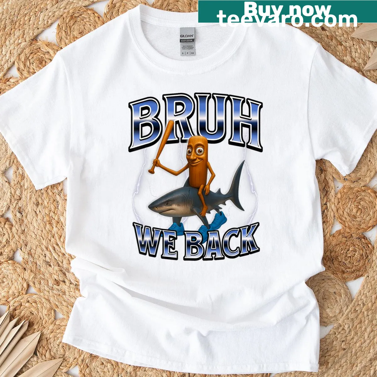 T-shirt with the phrase 'Italian Brainrot' reflecting school life — on a men's t-shirt