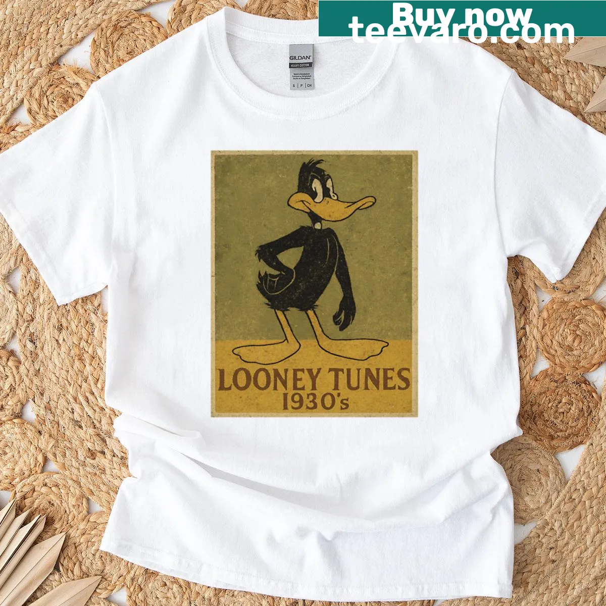 Looney Toons t-shirt featuring classic cartoon graphics — on a men's t-shirt