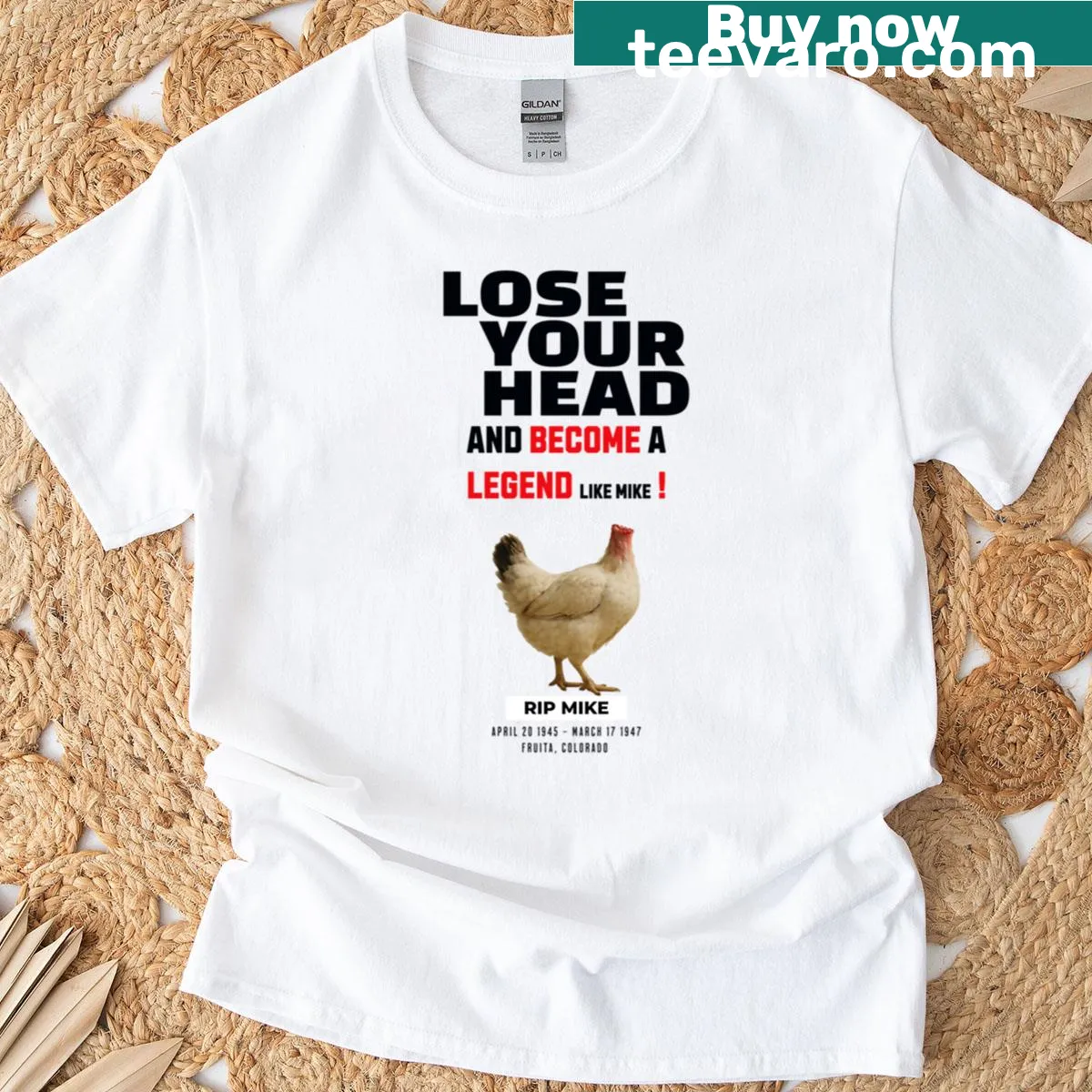 Inspirational T-shirt with motivational quote design — on a men's t-shirt