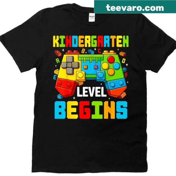 Gaming-themed t-shirt for kids entering kindergarten