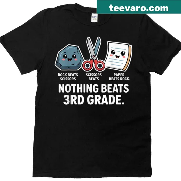 T-shirt celebrating 3rd grade school fun for kids