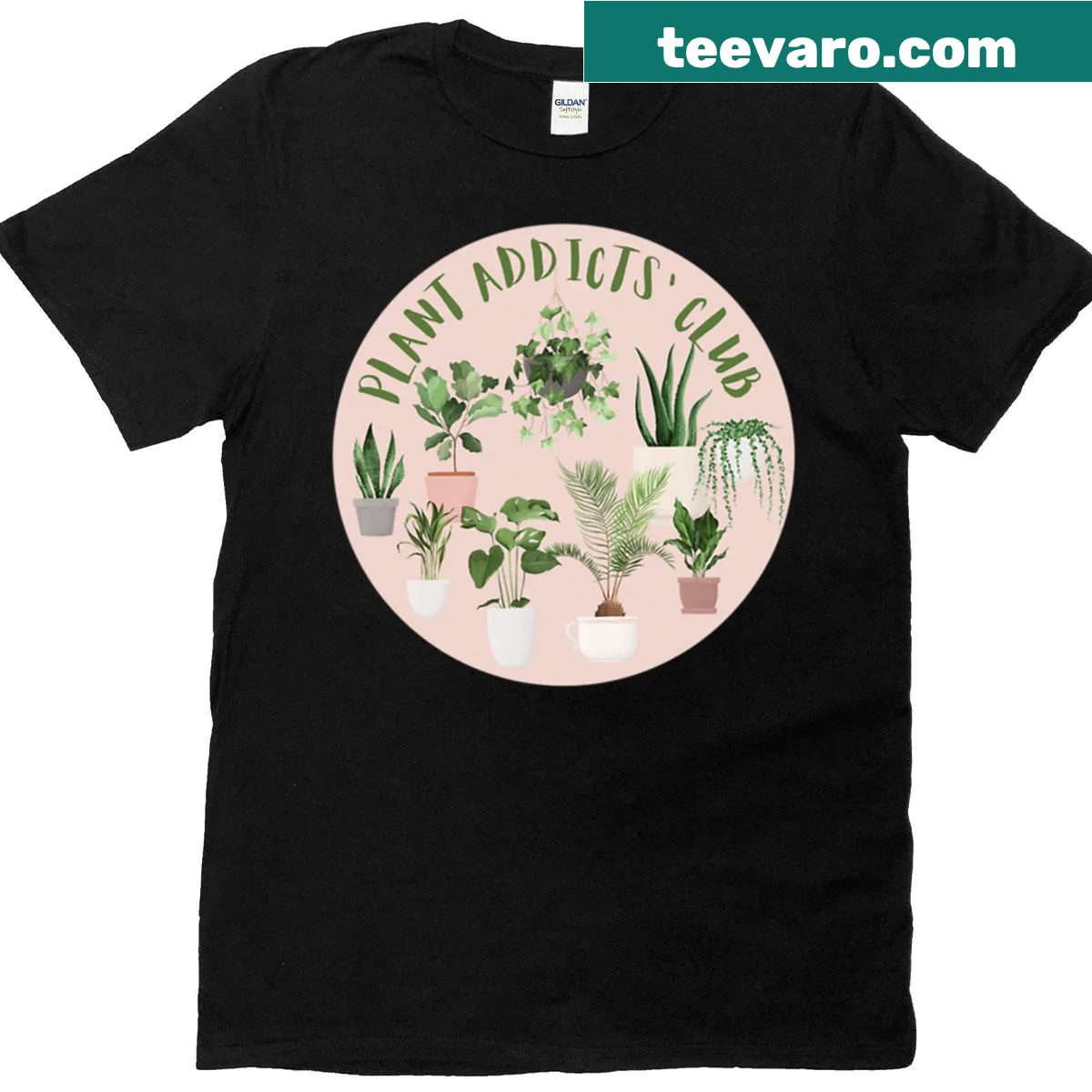 Funny typography design for plant lovers on an oversized T-shirt — on a men's t-shirt