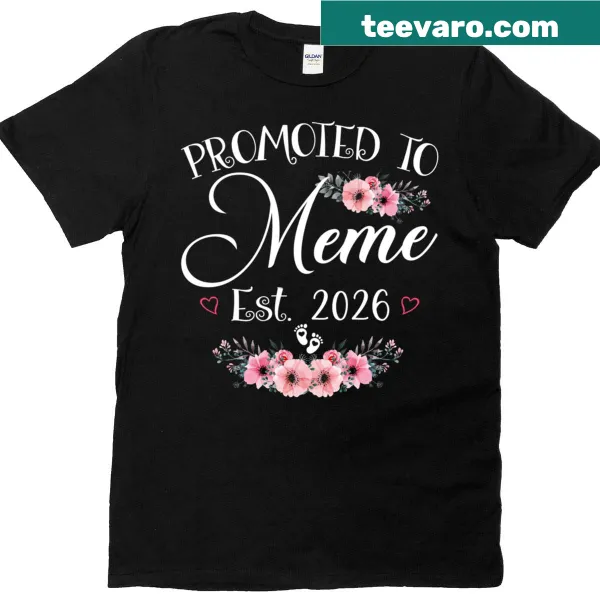Floral illustration promoting 'Mom' with humorous text on T-shirt