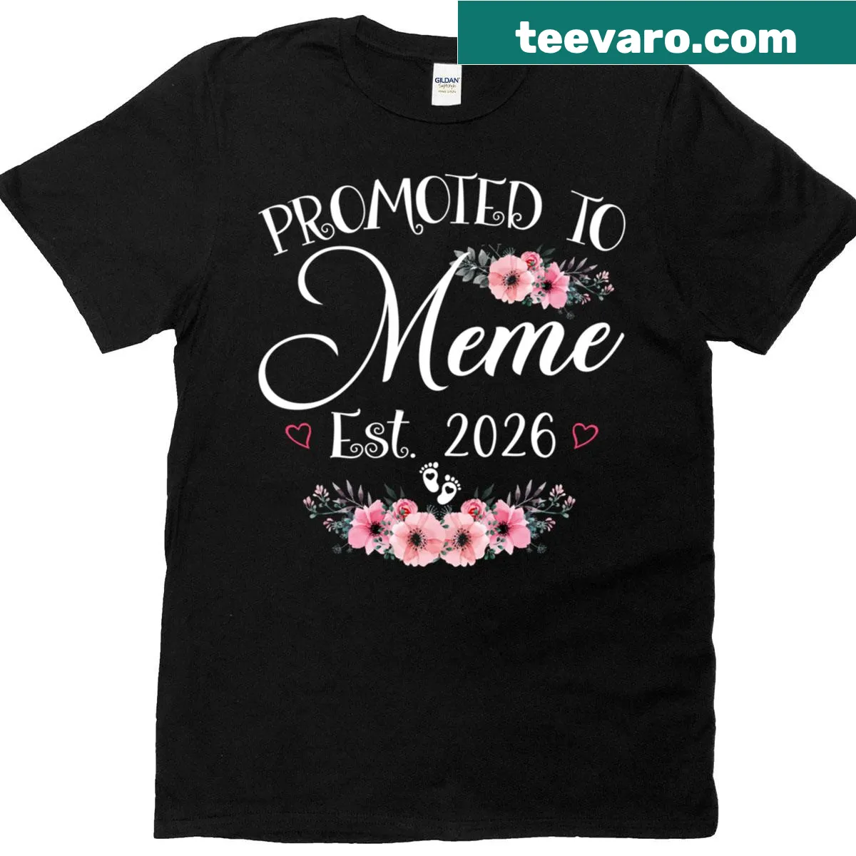 Floral illustration promoting 'Mom' with humorous text on T-shirt — on a men's t-shirt