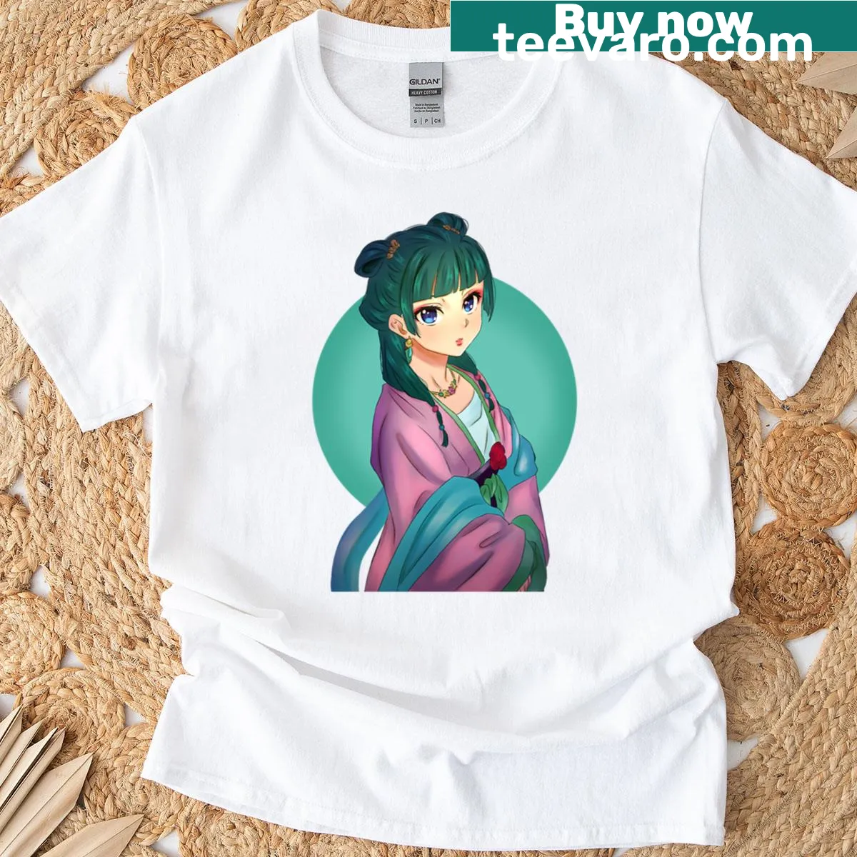 Oversized t-shirt featuring a scribble-style graphic of a girl with 'Poison' text — on a men's t-shirt