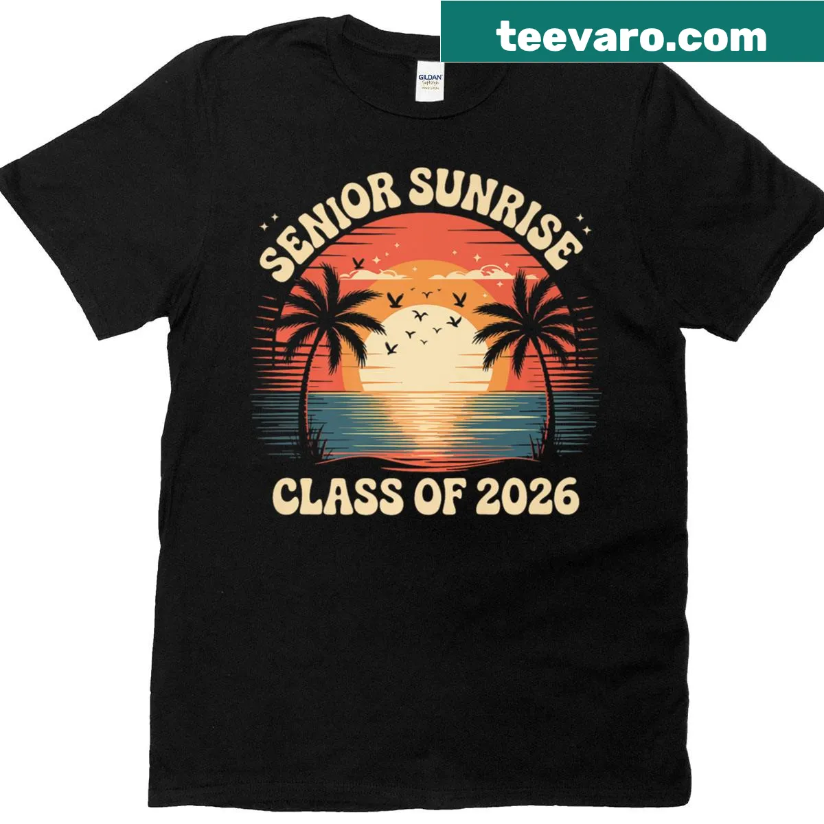Vintage-style T-shirt for Class of 2026 seniors — on a men's t-shirt