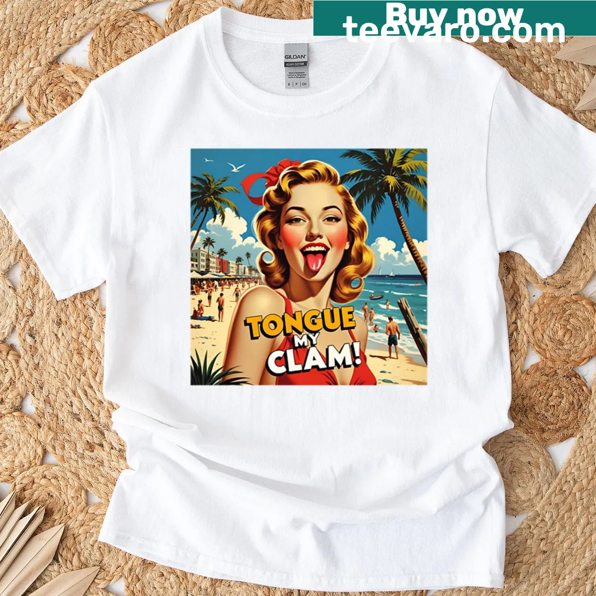 Playful T-shirt featuring humorous phrase for casual wearers — on a men's t-shirt
