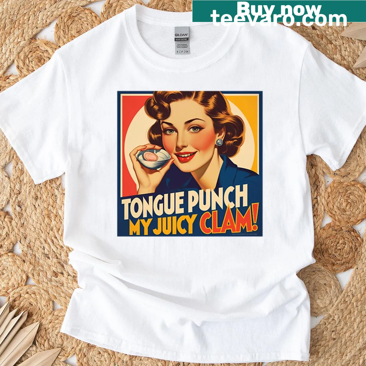 Cheeky T-shirt with humorous phrase for fun-loving wearers — on a men's t-shirt
