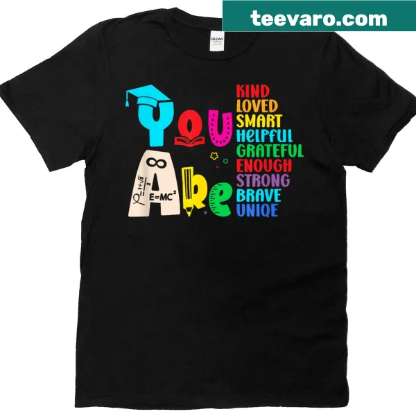 Positive message T-shirt stating 'You Are Smart'
