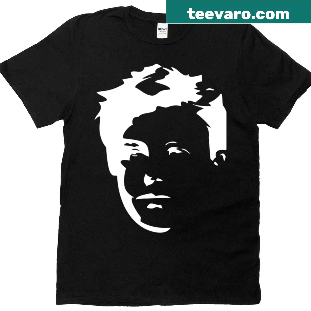T-shirt featuring Arthur Rimbaud's name in a minimalist design — on a men's t-shirt