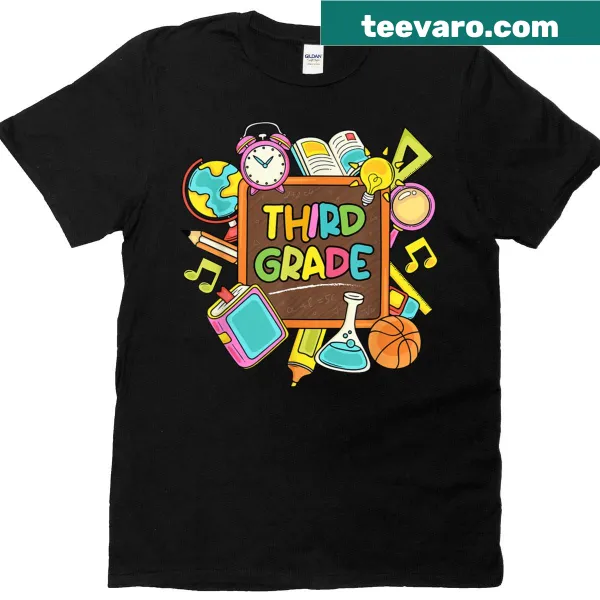 Hello Third Grade Team t-shirt for kids