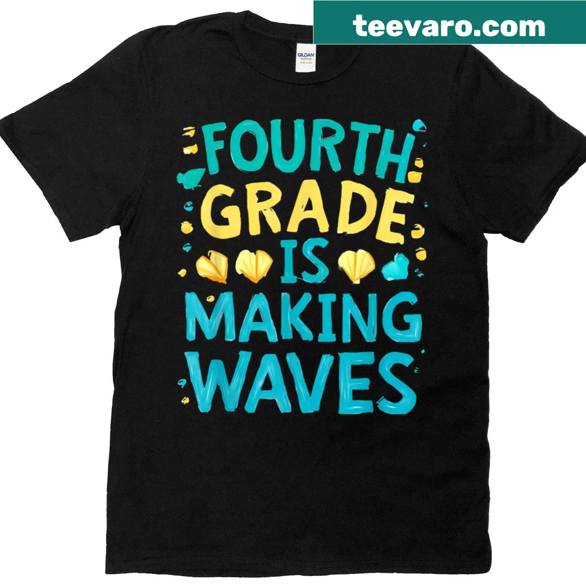 Kids and Teachers collaborative T-shirt for back to school — on a men's t-shirt