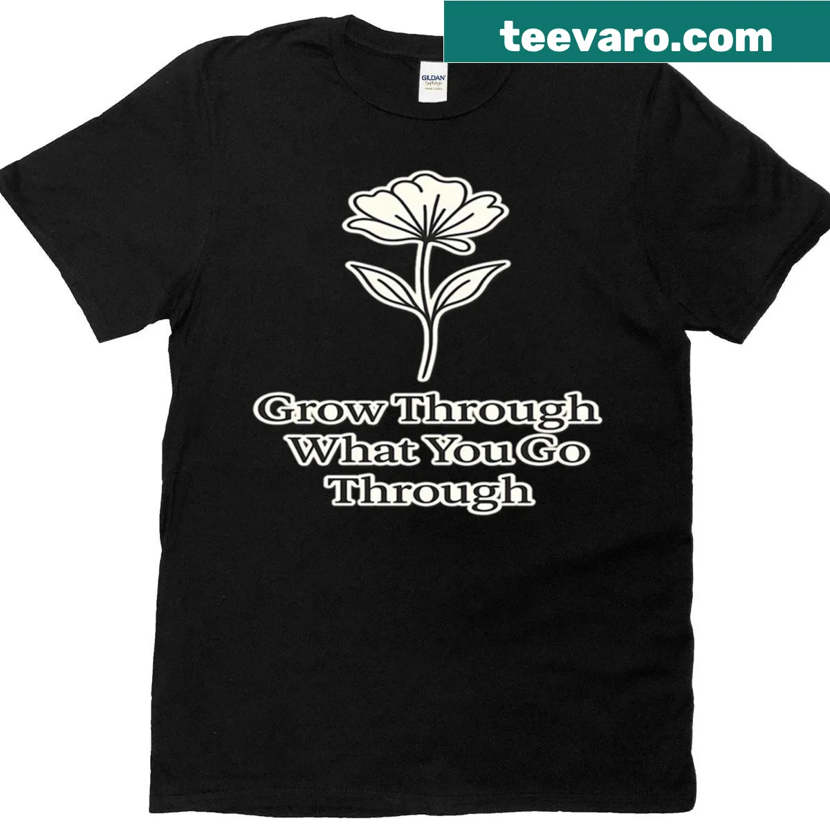 Hand-drawn coffee cup illustration on a vintage-style t-shirt — on a men's t-shirt