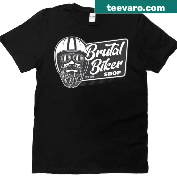 Vintage T-shirt featuring a bold motorbike graphic