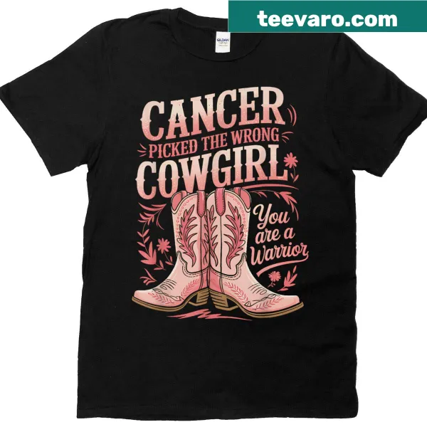 Inspirational T-shirt with empowering message about cancer