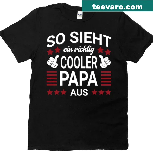 Retro Cool Dad tee with thumbs up graphic and cheerful quotes