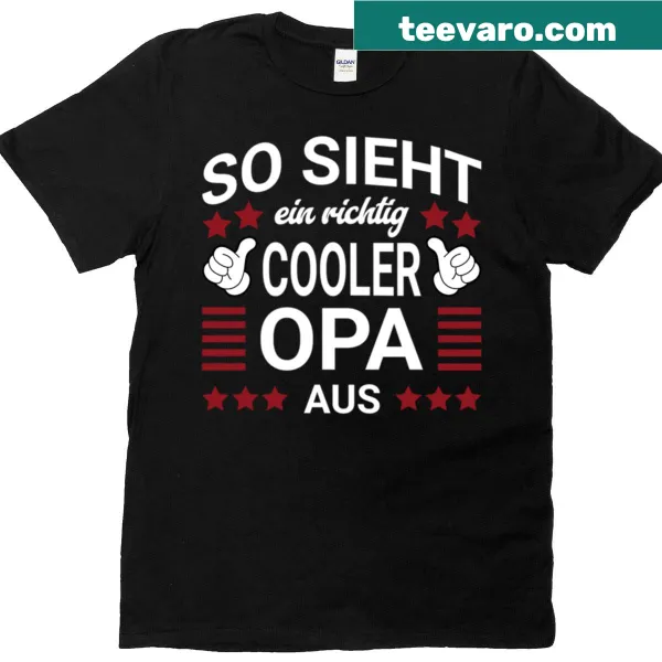 Oversized t-shirt with a thumbs-up graphic for grandpas