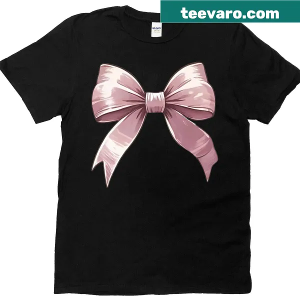 Oversized cottagecore t-shirt with bow design