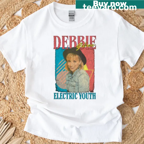 Vintage Debbie Gibson Electric Youth graphic on a t-shirt