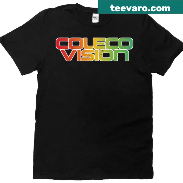 Distressed t-shirt featuring the Coleco Vision gaming console design