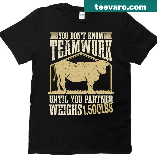 Livestock breeding teamwork slogan t-shirt for farmers