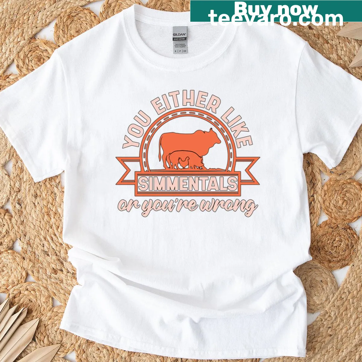 Typography T-shirt celebrating livestock breeders and farmers — on a men's t-shirt