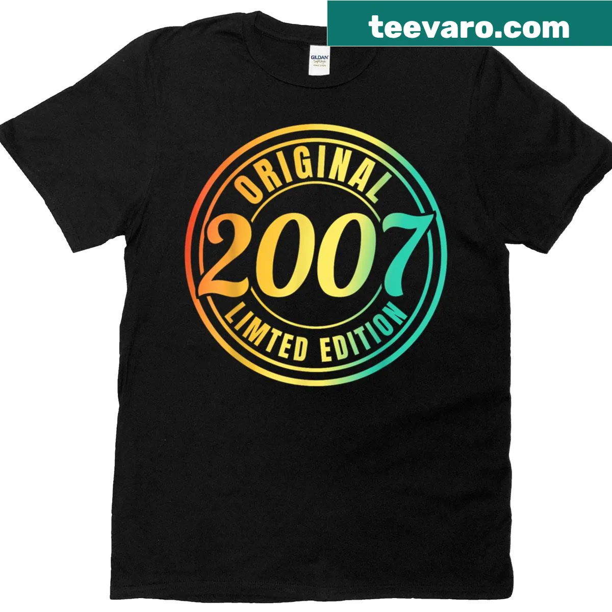 Vintage distressed 18th birthday t-shirt with bold humorous text — on a men's t-shirt