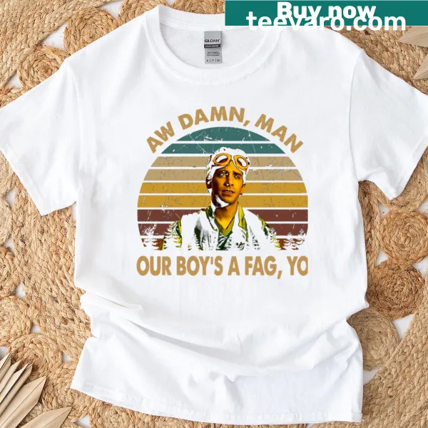 T-shirt featuring Kenny Fisher character from the TV series