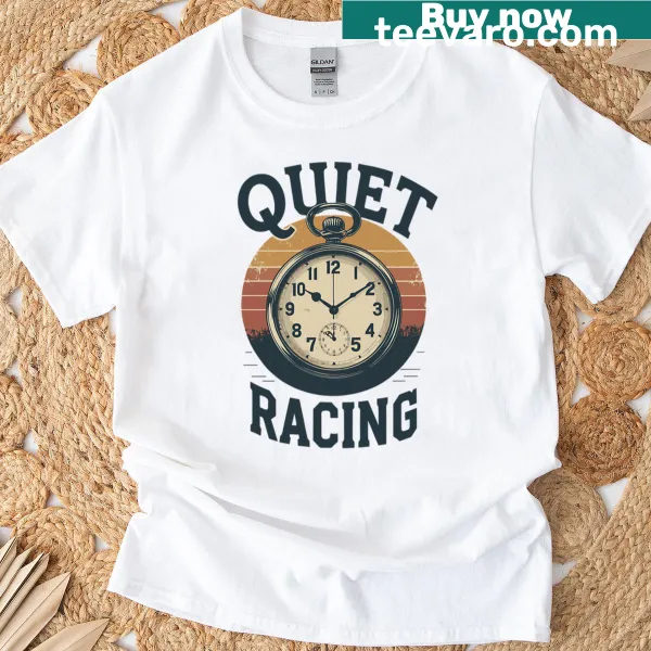 Vintage pocket watch graphic on a T-shirt