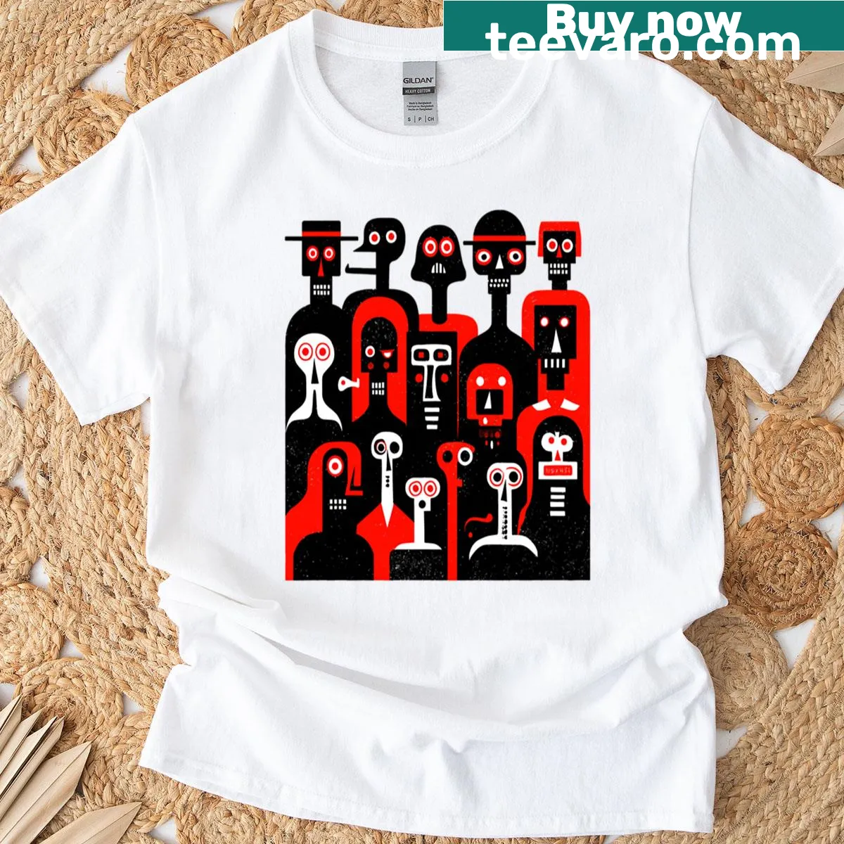 Retro Jazz Age design on a stylish t-shirt — on a men's t-shirt