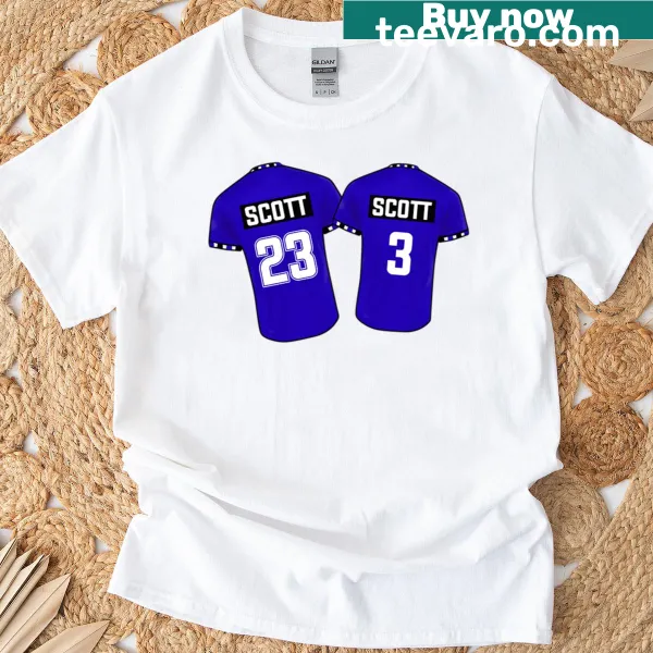 Scott Brothers jersey t-shirt with number 23 and 3