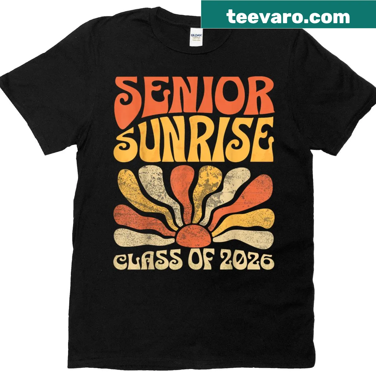 Boho design graphic for graduating seniors — on a men's t-shirt