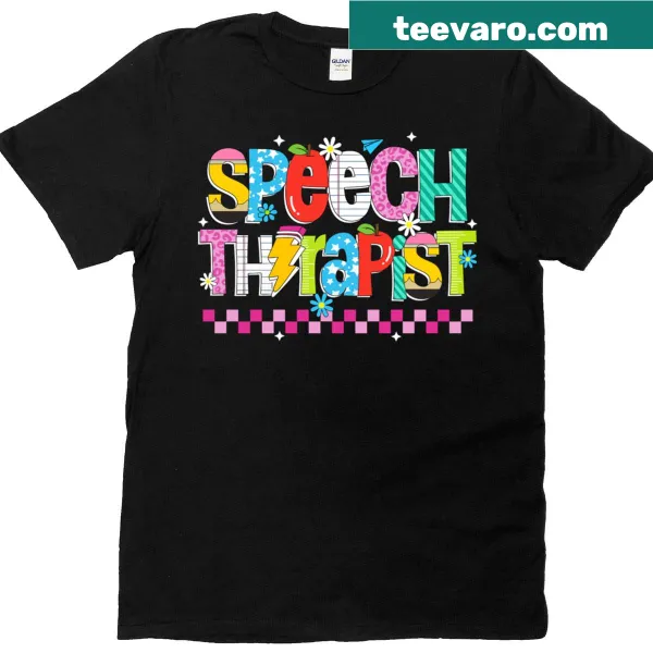 T-shirt for speech therapists with a thoughtful graphic design