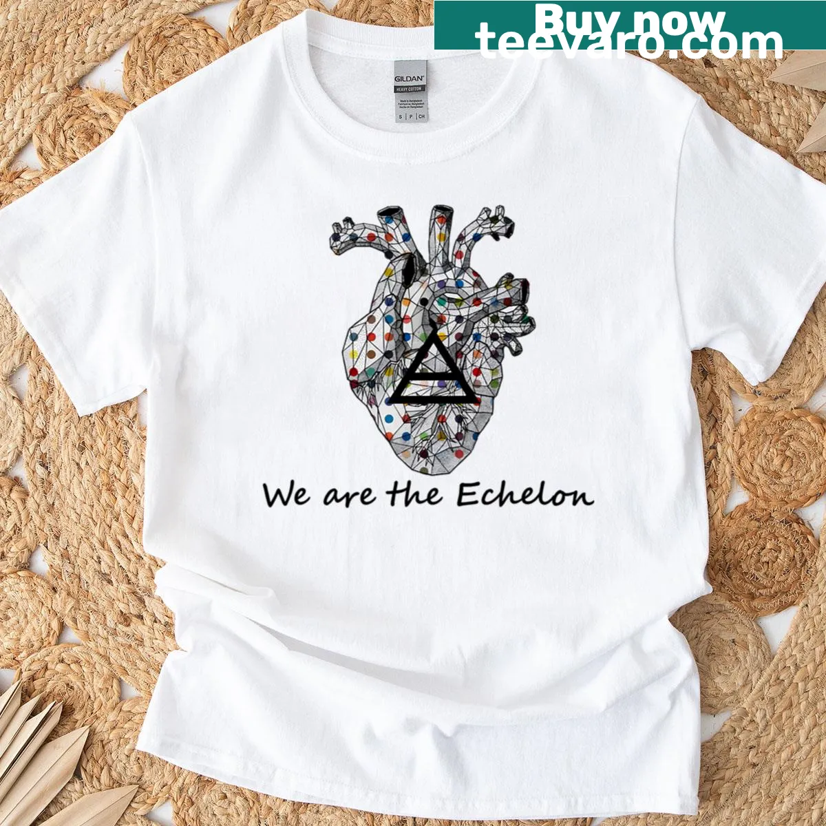 T-shirt featuring humorous vintage typography design — on a men's t-shirt