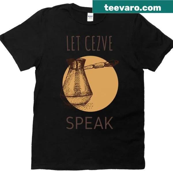 Illustration of a Turkish coffee pot on a T-shirt