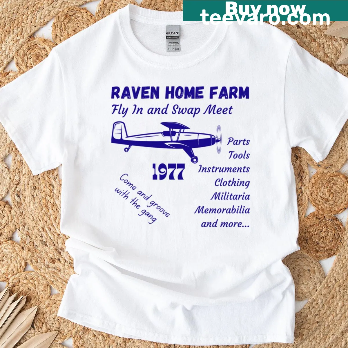 Vintage aviation graphic on a T-shirt. — on a men's t-shirt