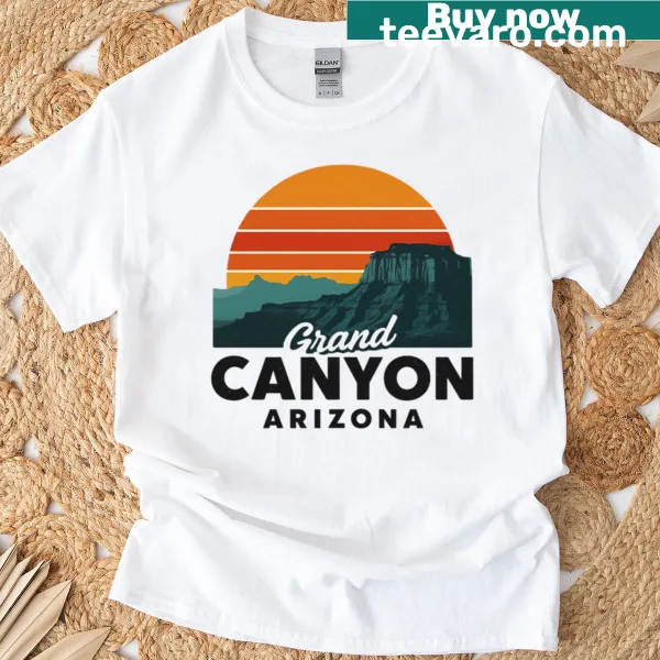Vintage Grand Canyon travel badge graphic T-shirt