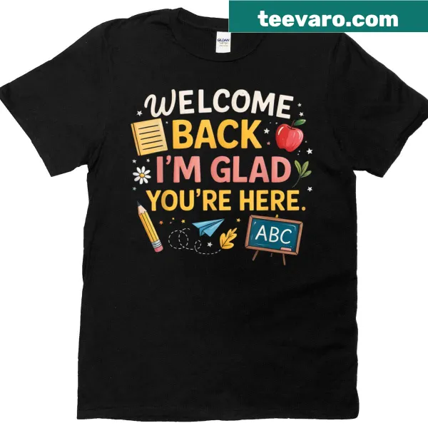 Back-to-school teacher t-shirt with a welcoming message