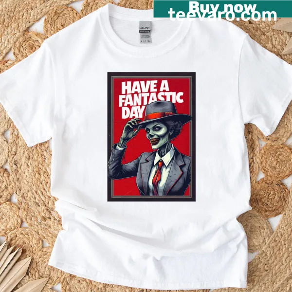 Funny Zombie Woman t-shirt with cartoon graphic and humorous text