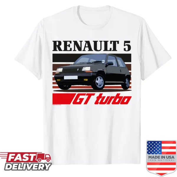 Retro 5 GT Turbo Gen 2 hot hatch shirt design