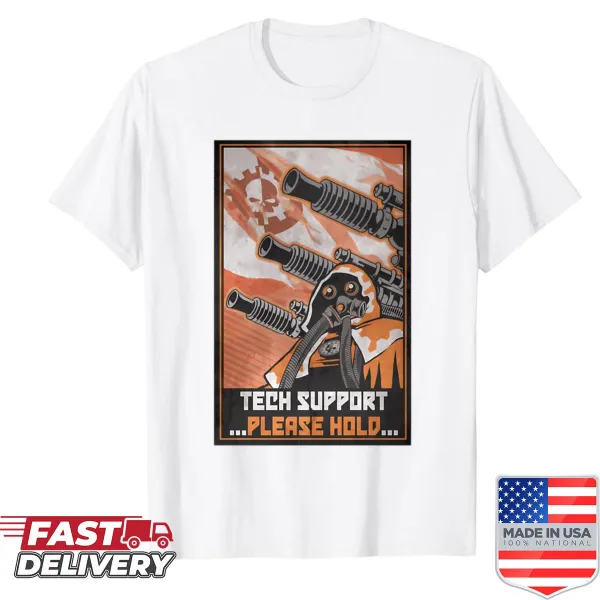 Shirt featuring Adeptus Mechanicus emblem in typographic design