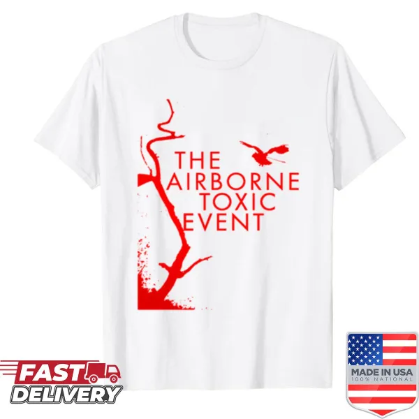 Typography shirt featuring The Airborne Toxic Event name