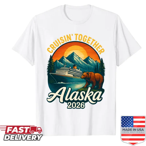 Matching shirt for families and friends planning an Alaska cruise