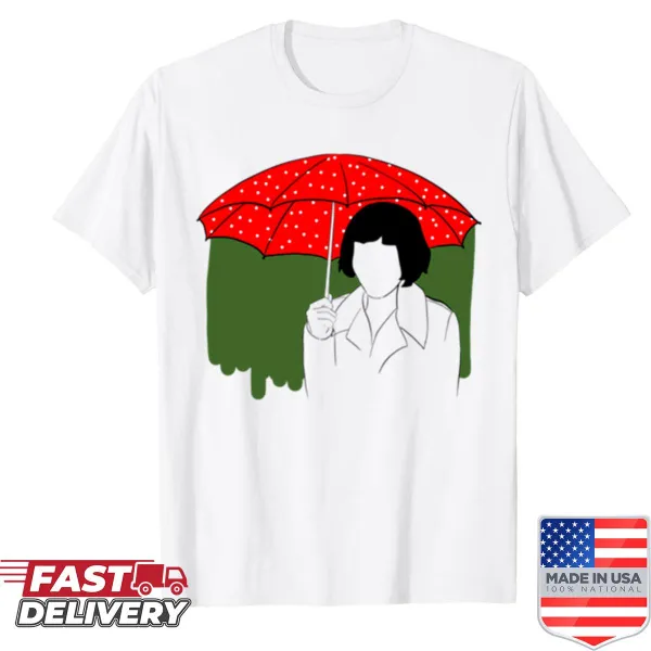 Whimsical design inspired by Amelie Poulain on a shirt