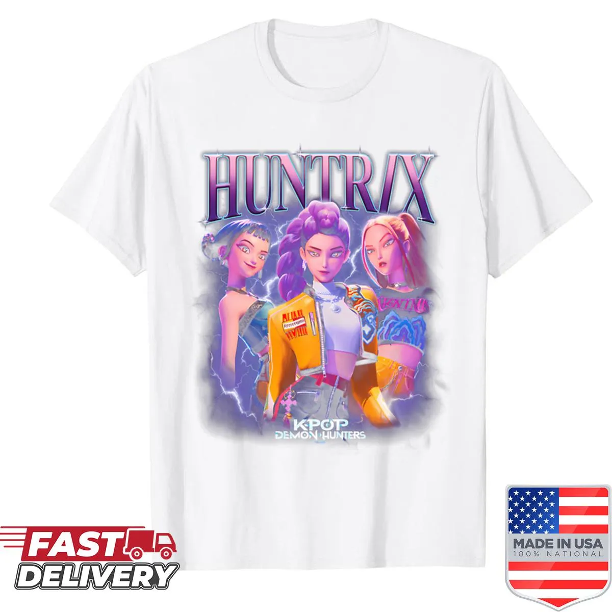 Playful Kpop logo for animated fan films on a t-shirt