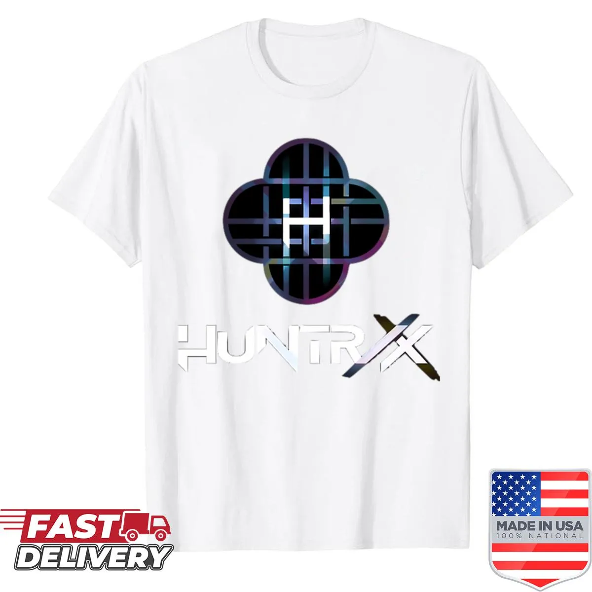Animated logo shirt for Kpop music fans featuring bold graphics