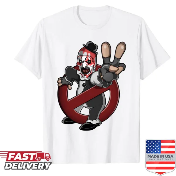 Terrifiers movie-themed Halloween shirt with a humorous horror graphic