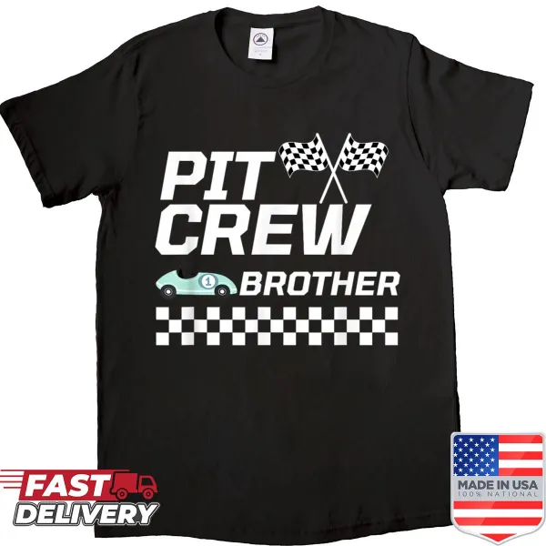 Adorable shirt for big brothers celebrating their baby sibling's first birthday.
